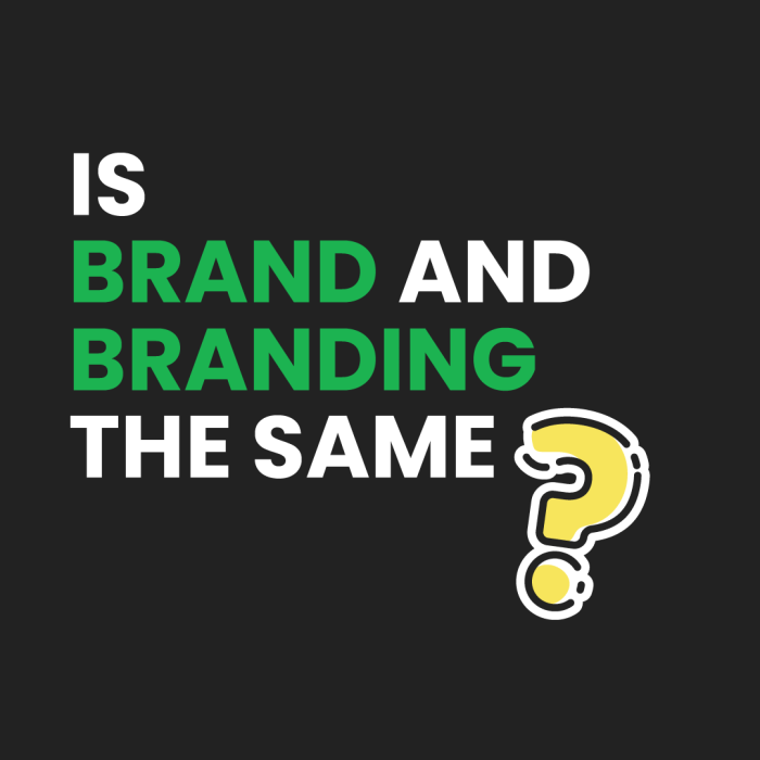 Brand vs. Branding. Is it the same?